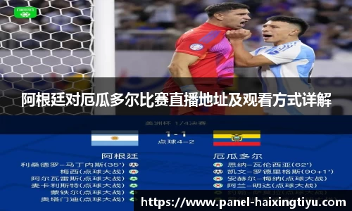 阿根廷对厄瓜多尔比赛直播地址及观看方式详解